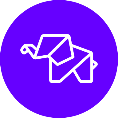 The School of AI logo — Purple oval mark